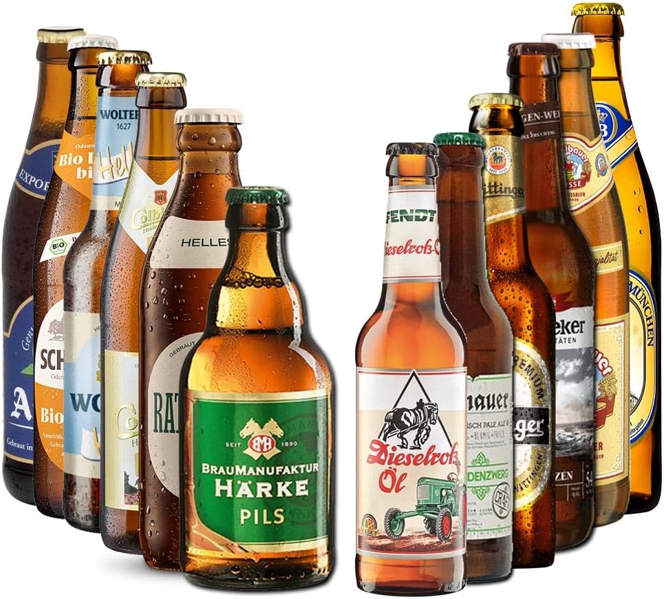 German Beer Pack of 12 – Regional Beer Specialities from All Over Germany – Gift Idea for Beer Lovers