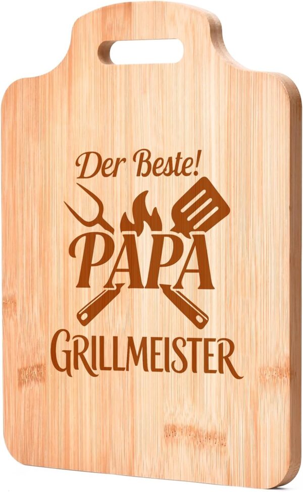 Father’s Day Gift for Dad, Multifunctional Bamboo Kitchen Board, Personalised Gift Father’s Day for Grandpa Men, Dad Gift for Father’s Day, Christmas, Birthday