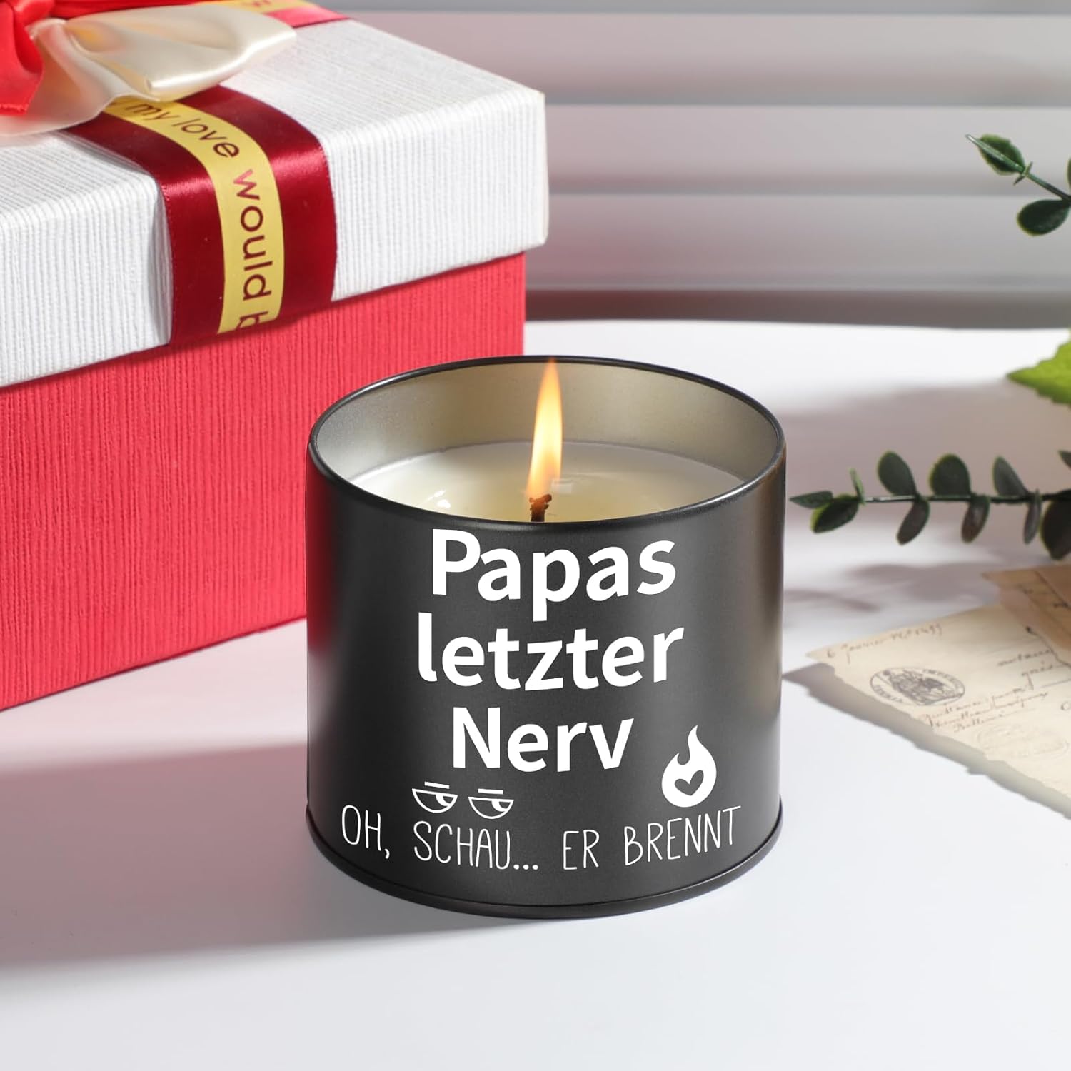 PRSTENLY Father's Day Gift for Dad, 9 oz Candle Birthday Gift for Dad, Gifts for Father, Grandpa from Children for Father's Day, Birthday, Christmas, Easter – Bild 8