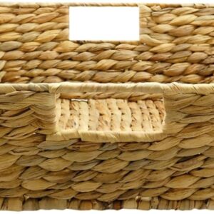 JADE TEMPLE 360271 Decorative Basket made of Water Hyacinth.