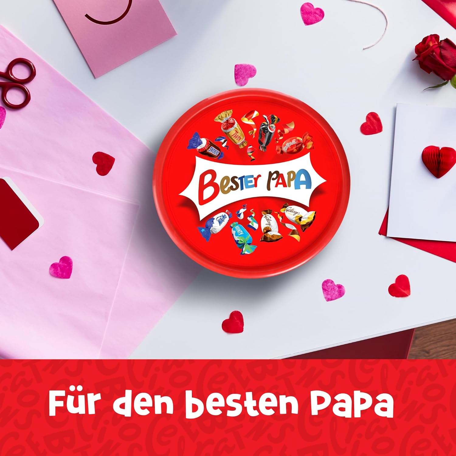 Celebrations "Bester Papa" Personalised Tin | Chocolate Mix | Father's Day | Gift Box | 1 x 600g Tin – Bild 4