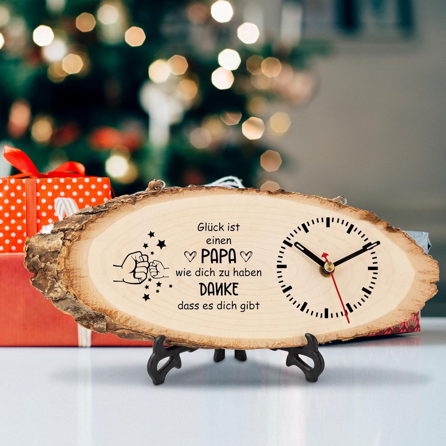 KAAYEE Father's Day Gift for Dad, Wooden Watch, Father's Day Gift, Dad Gift for Father's Day, Birthday, Valentine's Day, Birthday Gift, Easter Gift for Dad – Bild 5