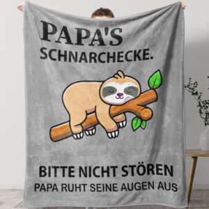 KAAYEE Father’s Day Gift for Dad, Cuddly Blanket, Father’s Day Gift, Dad Gift for Father’s Day, Birthday, Valentine’s Day, Birthday Gift, Easter Gift for Dad