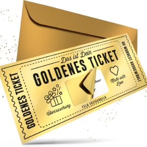Voucher to fill in yourself with scratch sticker – scratch card for labelling – gifts for women, gift for girlfriend, birthday card, cinema voucher, birthday gift, travel voucher