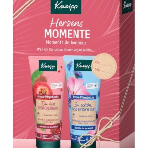 Kneipp Gift Set Heart Moments – Gift Pack with 2 Aroma Care Showers in Original Size by Kneipp – Give Your Loved Ones Nourishing Pampering Moments – 2 x 200 ml