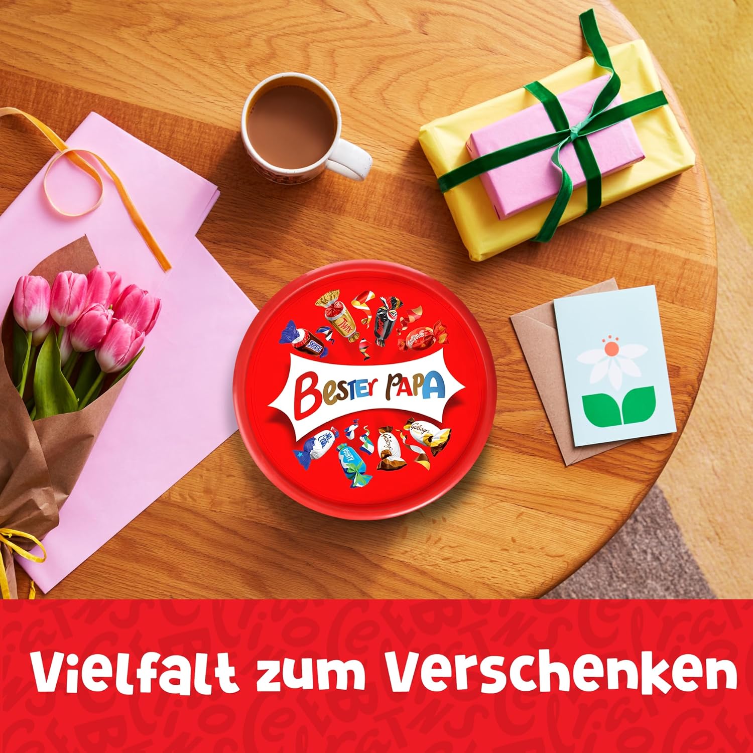 Celebrations "Bester Papa" Personalised Tin | Chocolate Mix | Father's Day | Gift Box | 1 x 600g Tin – Bild 2