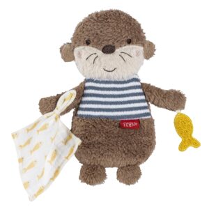 Fehn Crinkle Otter – Activity Raschel Toy for Gripping, Listening, Playing & Making Sounds – Promotes Baby’s Senses & Motor Skills – Ideal Companion for Babies and Toddlers from Birth