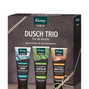 Kneipp Men’s Gift Set Shower Trio – Selected 2 in 1 Showers Bestseller: Cool Freshness, Ready to Go and Powerful – Ideal Gift for the Well-groomed Man