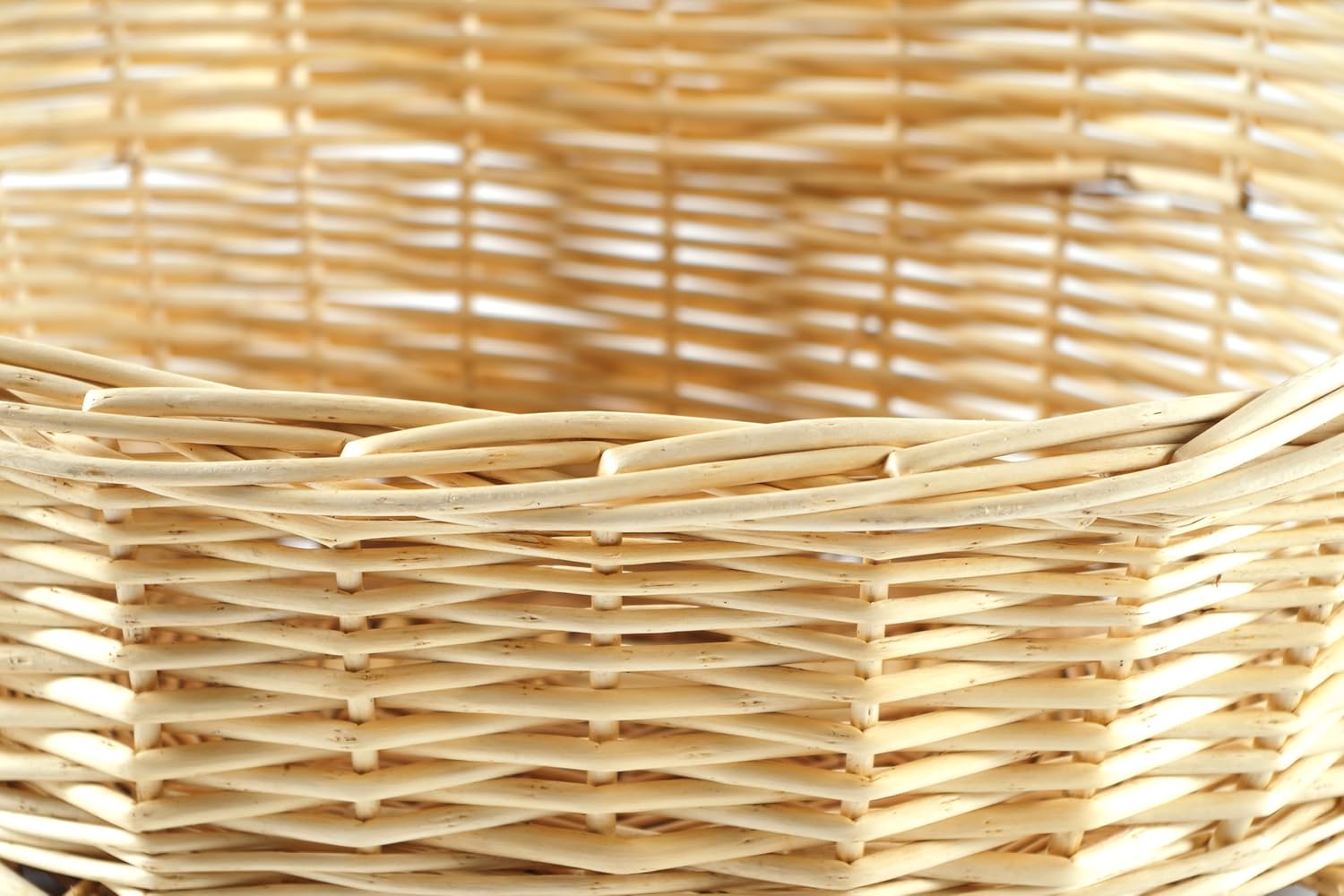 Kobolo Gift Basket / Gift Basket with Handle Made of Woven Willow - Size 3 48 x 41 x 16/51 cm – Bild 4