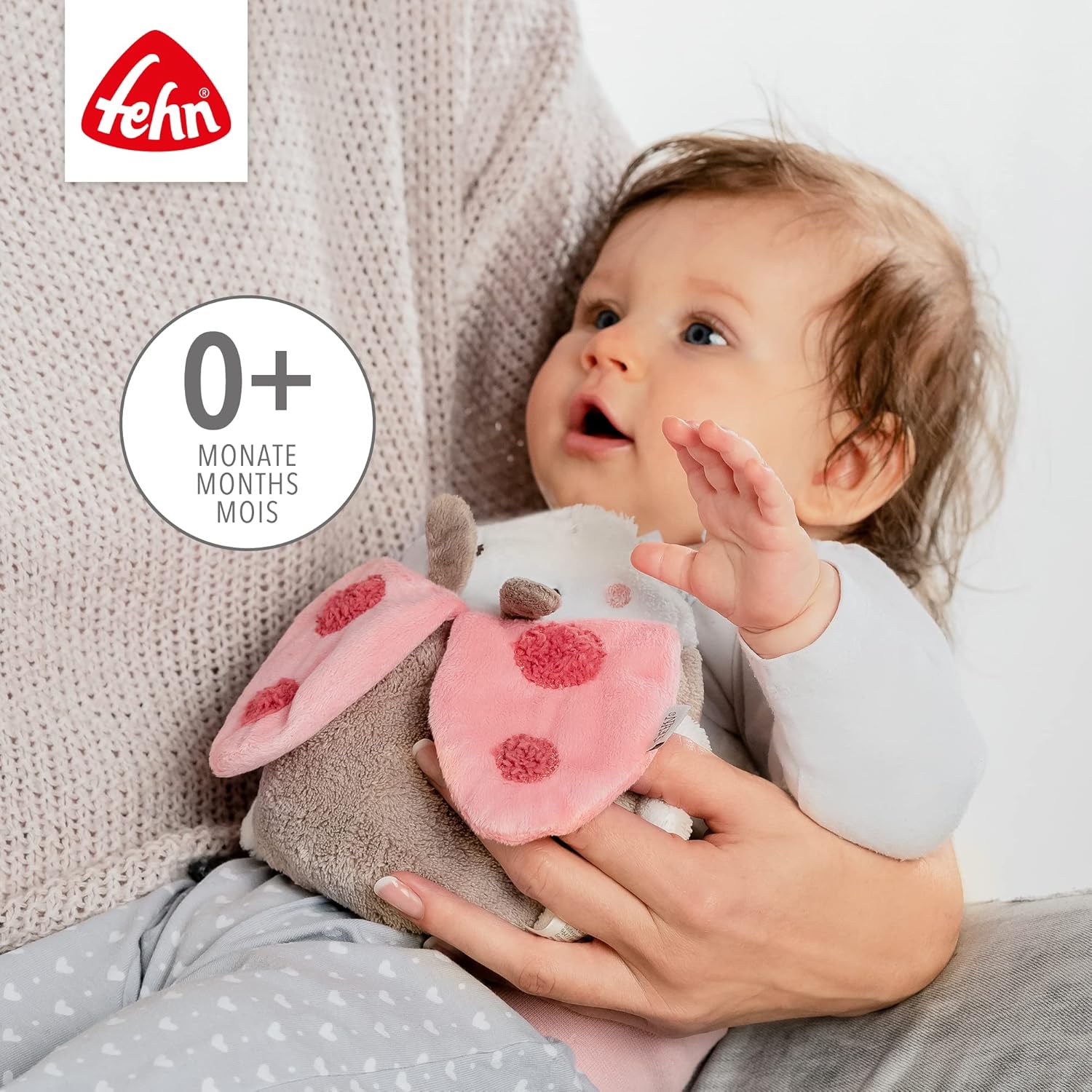 Fehn Cherry Stone Pillow - Worm and Cold Pillow in Cute Design for Babies and Toddlers From 0+ Months – Bild 2