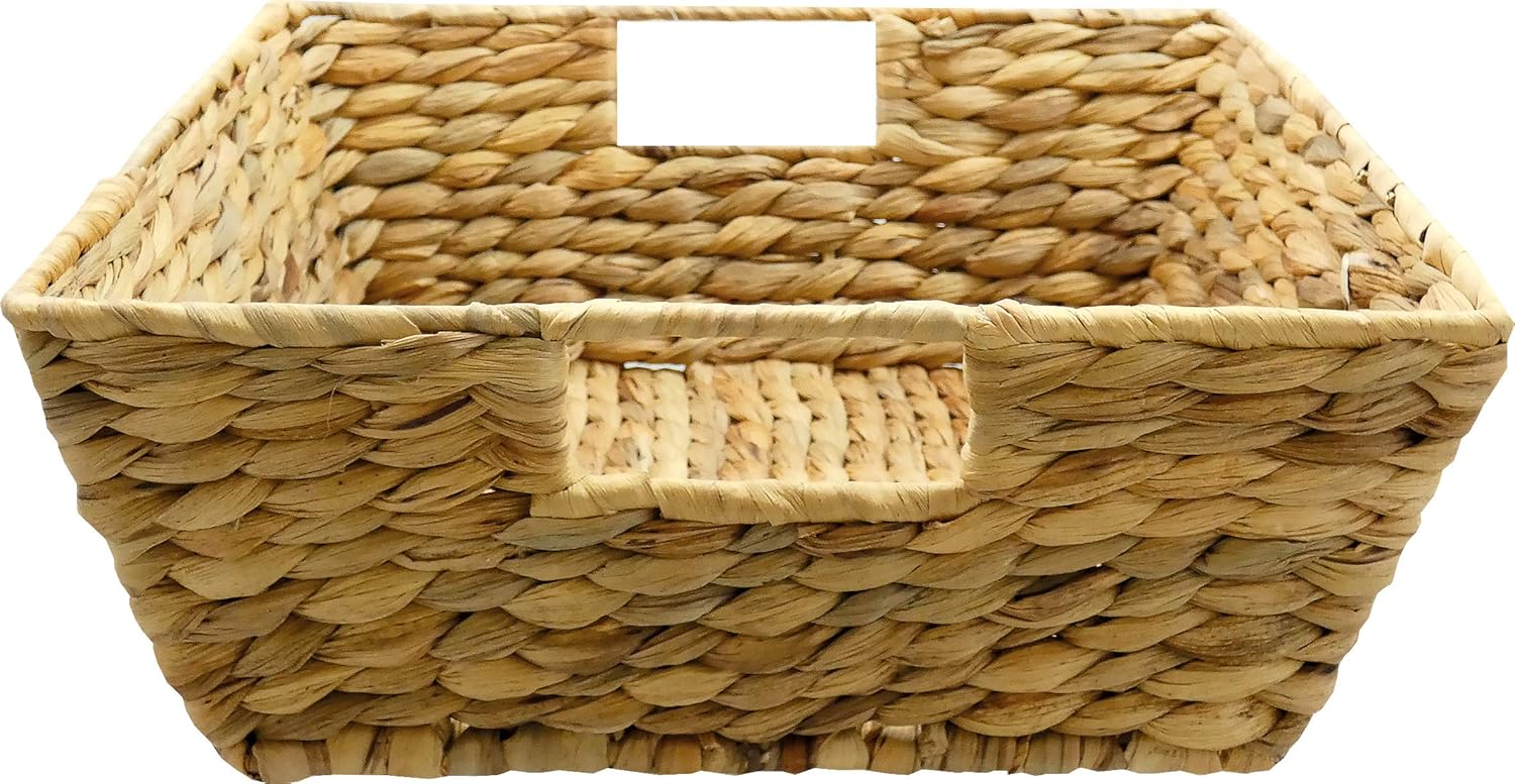 JADE TEMPLE 360271 Decorative Basket made of Water Hyacinth. – Bild 2