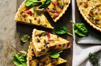 Vegane Pilztarte