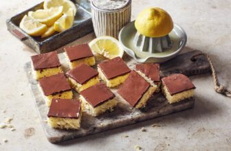 Schoko-Zitronen-Kuchen mit Erythrit Rezept | Küchengötter