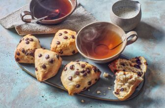 Kalorienarme Schoko-Scones