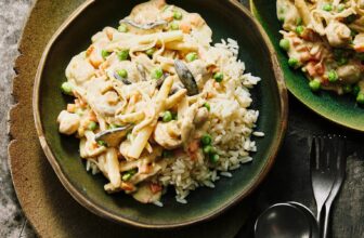 Veganes Frikassee mit Kräuterseitlingen Rezept