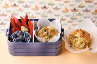 Apfelmuffins mit Käsekern