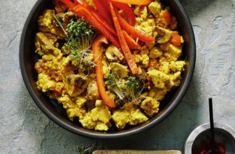 Rührtofu mit Paprika Rezept | Küchengötter