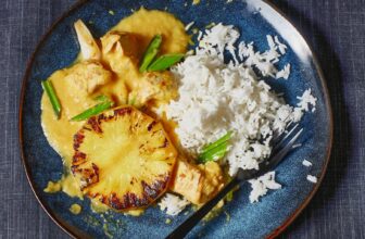 Hähnchencurry mit süßscharfer Ananas Rezept