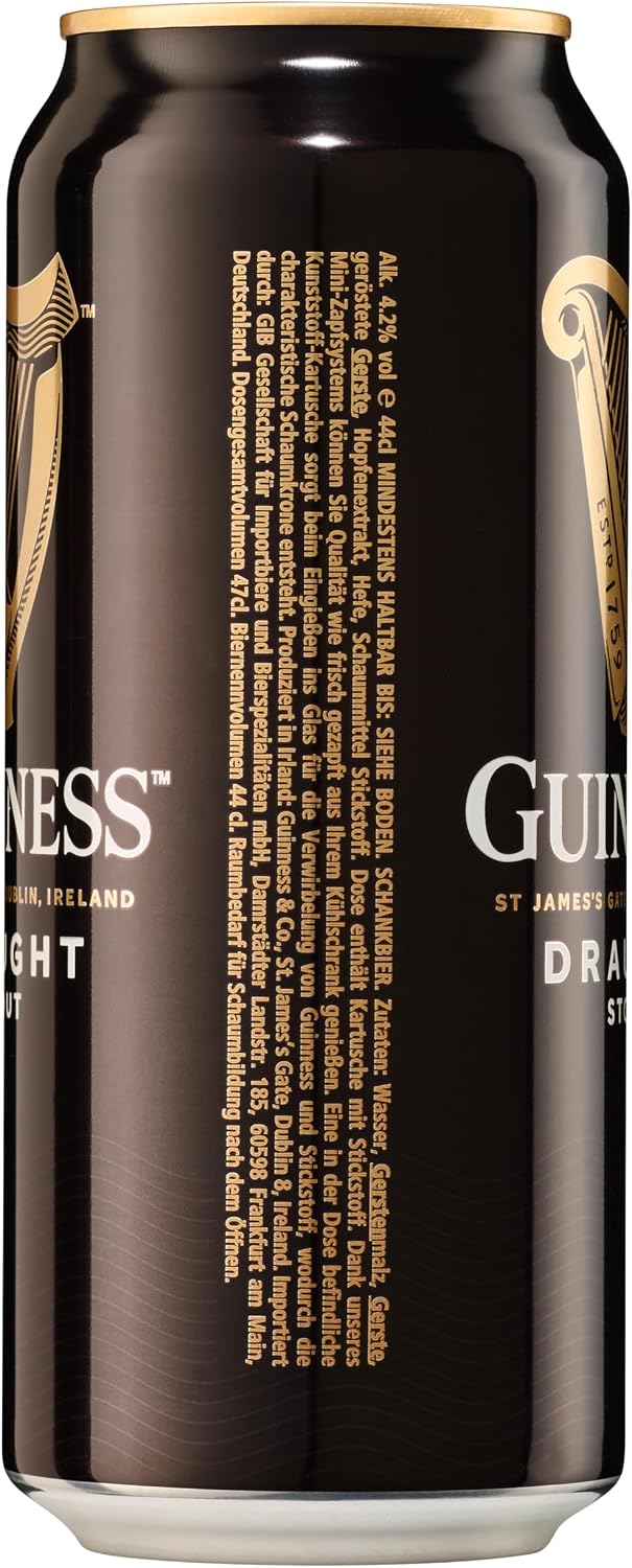 Guinness Draught Disposable 4 x 0.44 L Tin – Bild 3