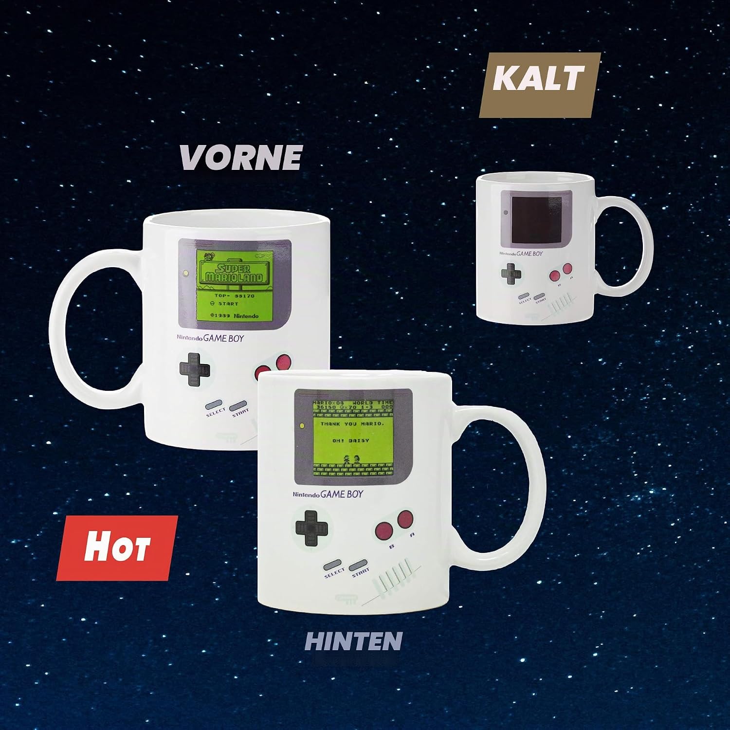 Nintendo Game Boy Heat Change Mug Multicoloured – Bild 2