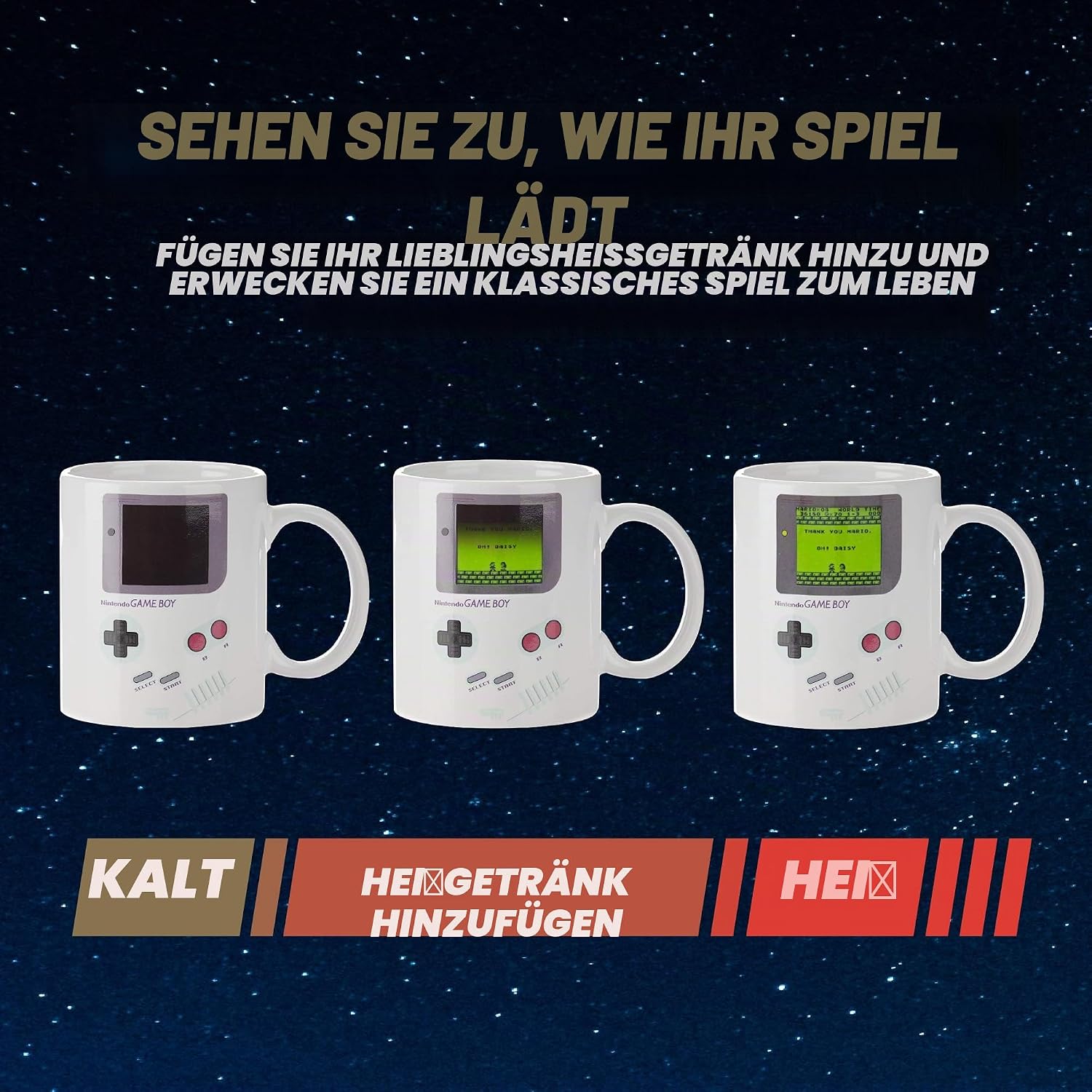 Nintendo Game Boy Heat Change Mug Multicoloured – Bild 3