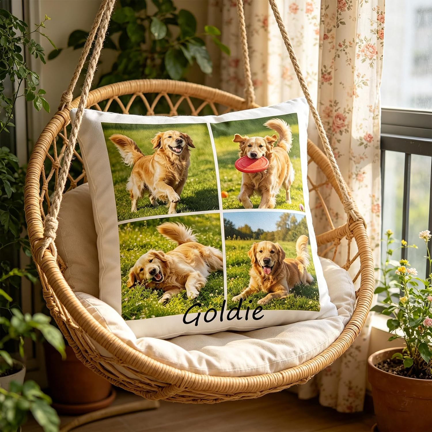 Cushion with Photo Personalised, Photo Cushion Design Your Own Picture, Memory Pillow Individual, Personal Gift for Family, Partner, Friends (Photo 4) – Bild 7