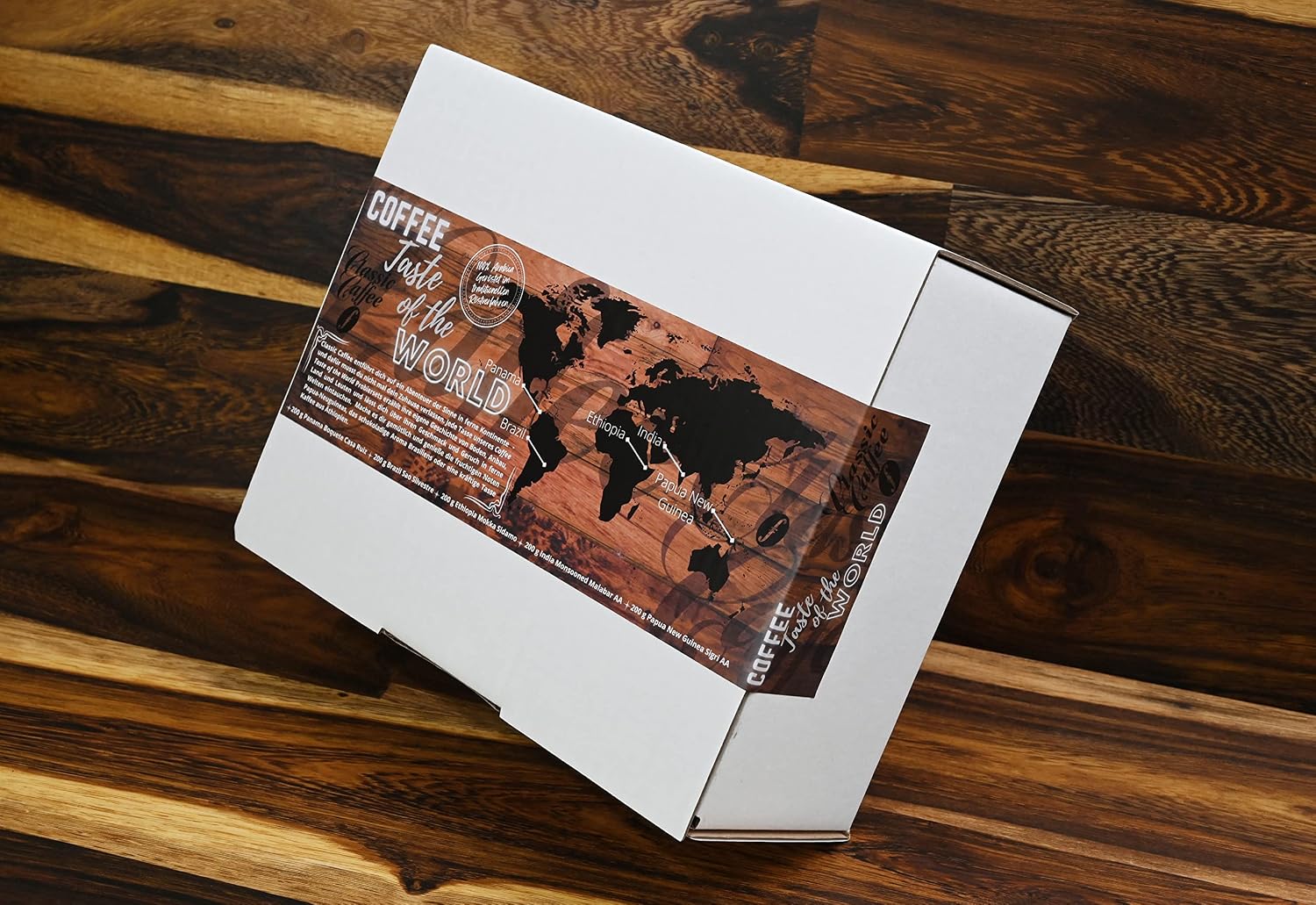 Classic Caffee - Premium Coffee World Travel Tasting Set 5 x 200 g Coffee Gift Set from Around the World - Coffee Lovers Gift - 100% Arabica - Medium Roast (Ground) – Bild 6