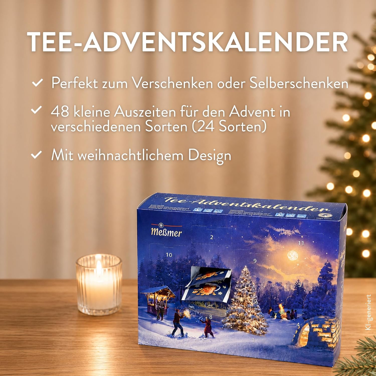 Meßmer Tea Advent Calendar 2026 - in Set with Winter Tea Cup – Bild 4