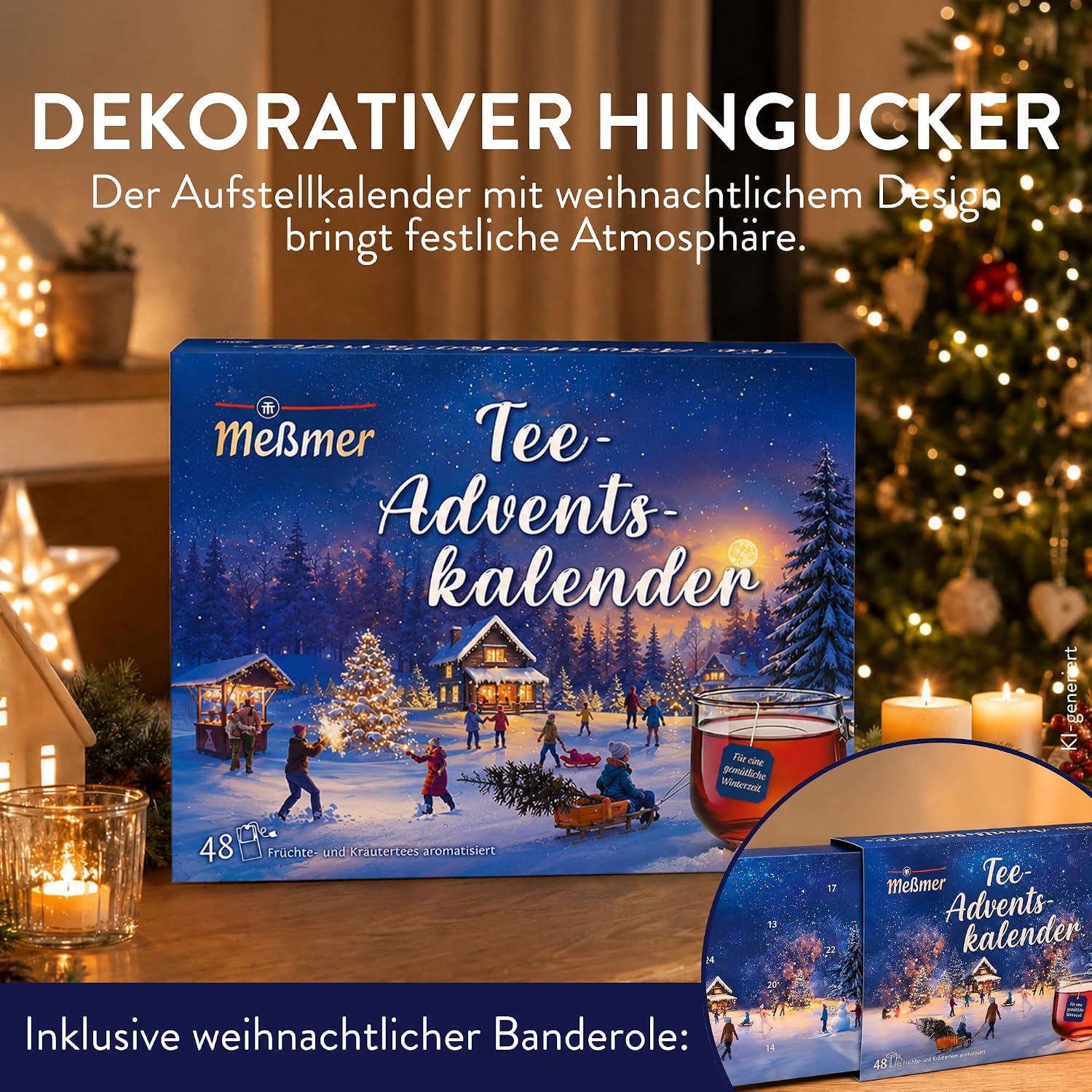 Meßmer Tea Advent Calendar 2026 - in Set with Winter Tea Cup – Bild 5