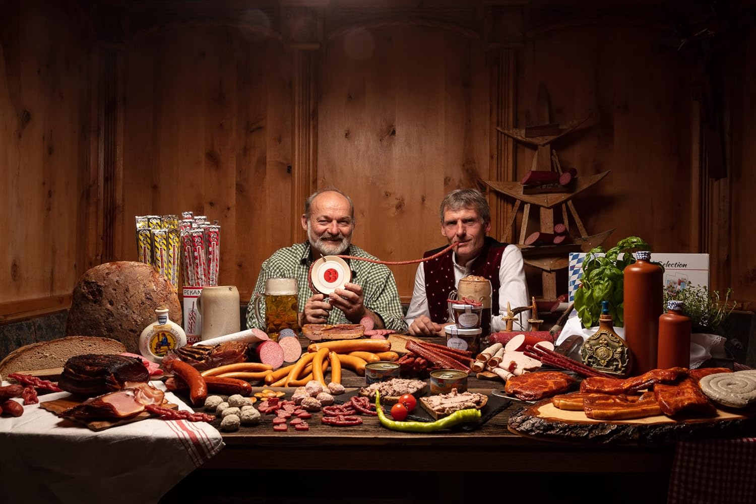 Wurstbaron Evening Set Ideal Package for the Evening Sausage Package of Salami Snacks, Bavarian Beer, Cable Reel and Pocket Knife – Bild 7