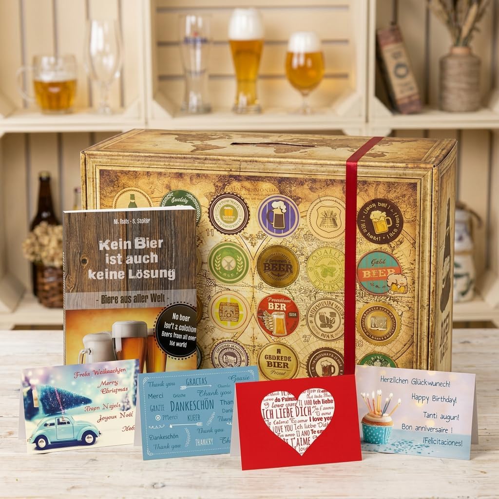 Stefan + 24 Beers from Around the World + Beer Box + Gifts Stefan + Advent Calendar 2024 2025 Beer – Bild 5