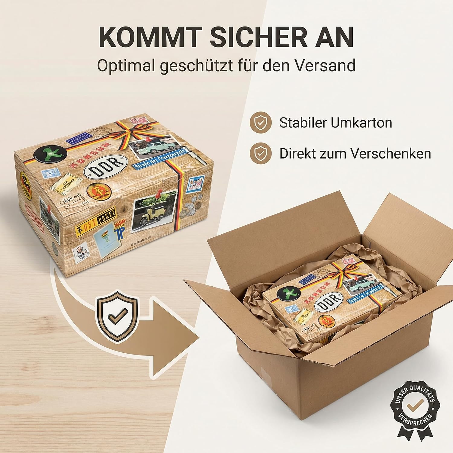 Gift L - 80th Birthday Grandma - DDR Sweets Set with Cookbook – Bild 7