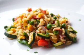 Gemüsepfanne mit Reis – Rezept