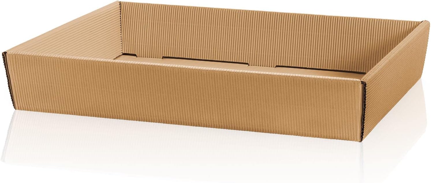 1000 x Gift Baskets 315 x 220 x 55 mm Open Wave Natural – Bild 2