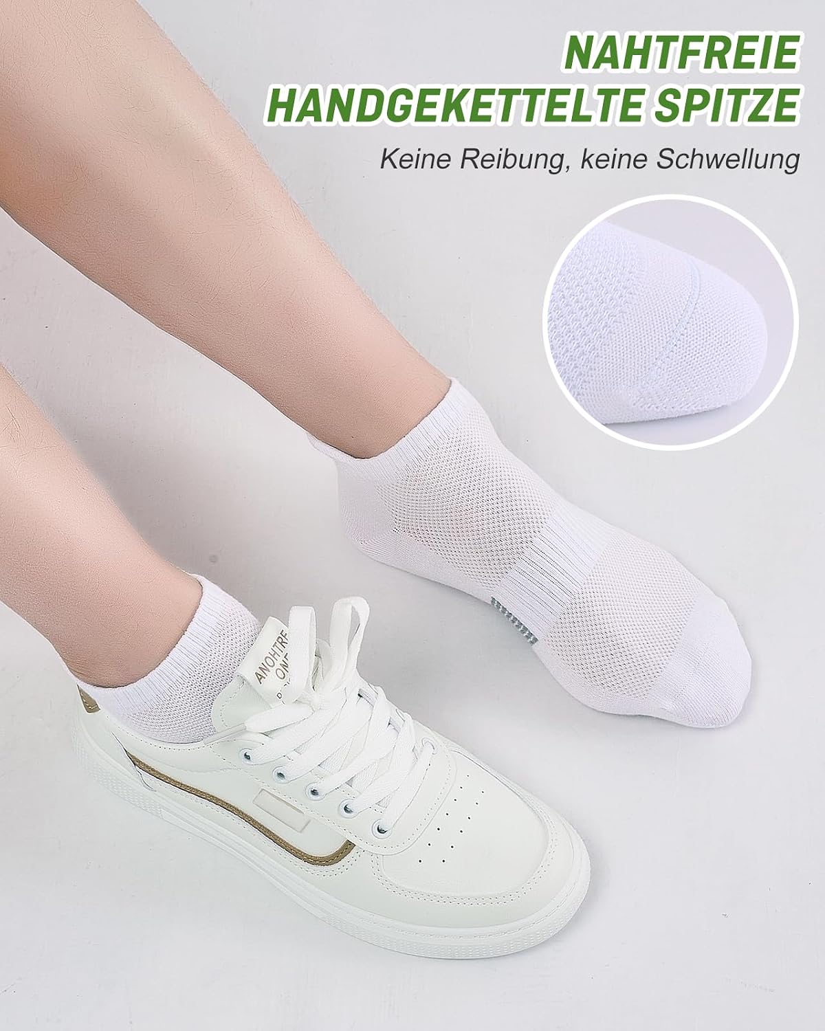 Bamboo Trainer Socks for Women, 6 Pairs, Breathable – Bild 4