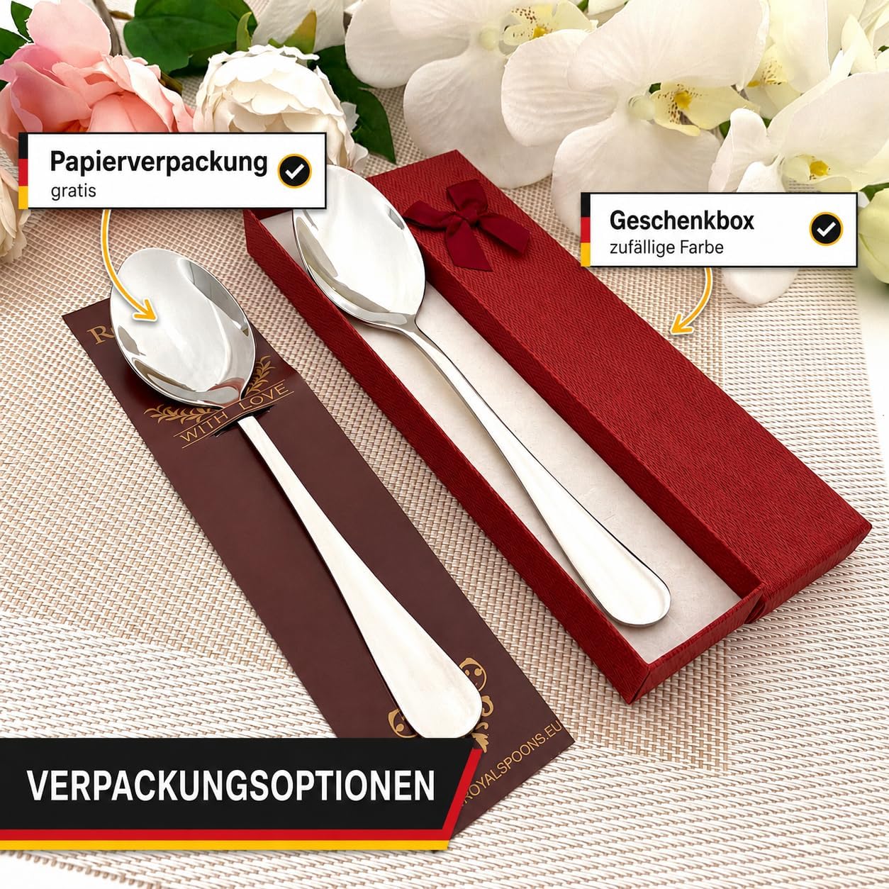 Personalised Engraved Spoon with Nutella Mini 15g Stainless Steel Silver 15cm Gift for Nutella Lovers – Bild 9