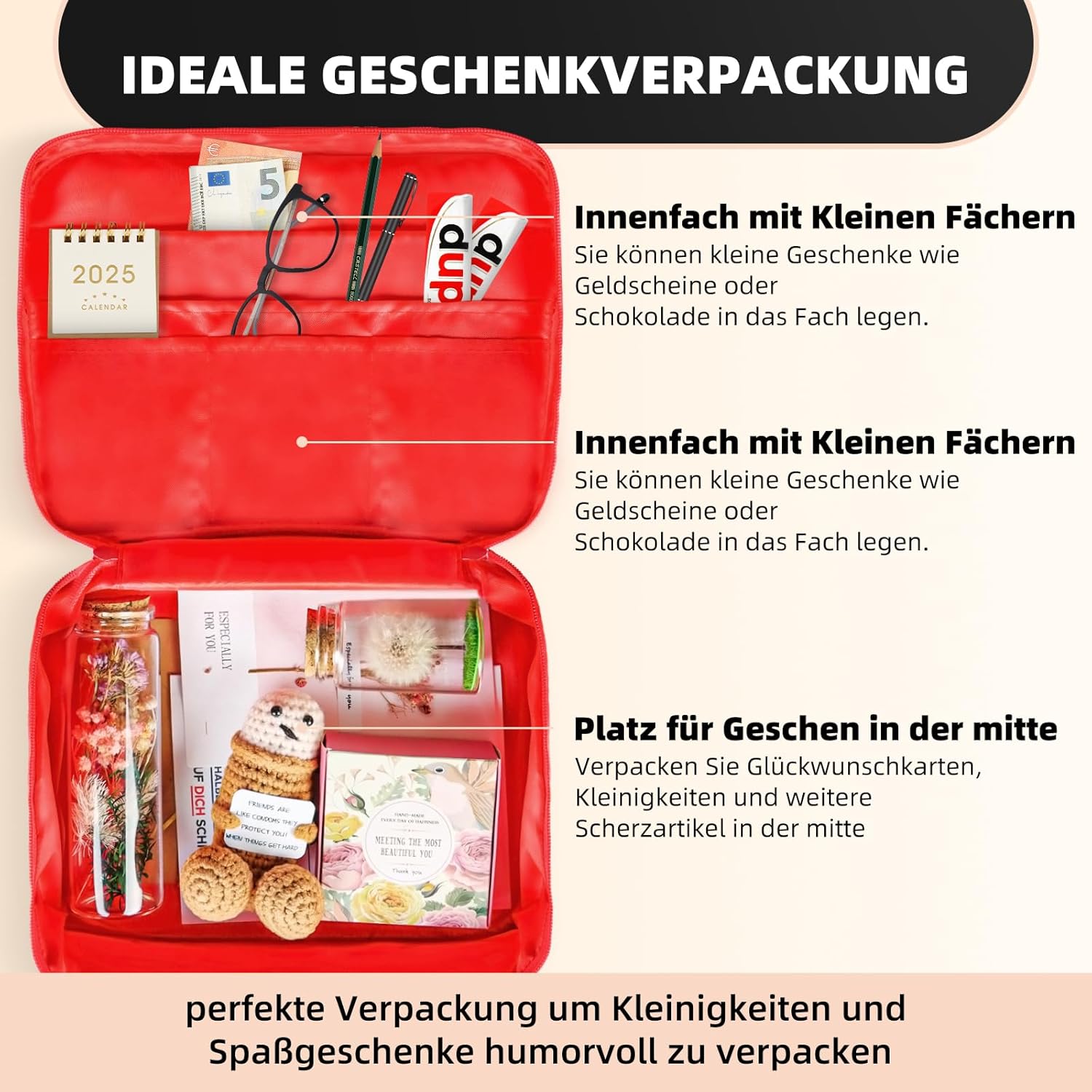 TUZELIYA Gifts for Mum - 1st Aid Bag for Expectant Mum & Mum - Funny Pregnancy Gift - Baby Shower Gift - Money Gifts Birthday - Mother's Day Gifts Mother's Day – Bild 5