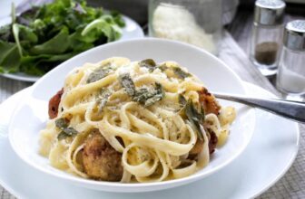 Fleischklößchen auf Fettuccine – Rezept