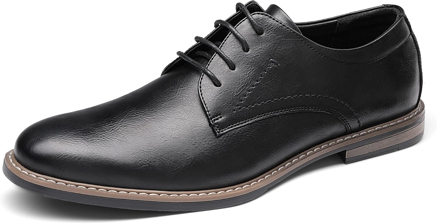 Bruno Marc Men's Dress Shoes, Classic Business Lace-Up Shoes, Derby Oxfords