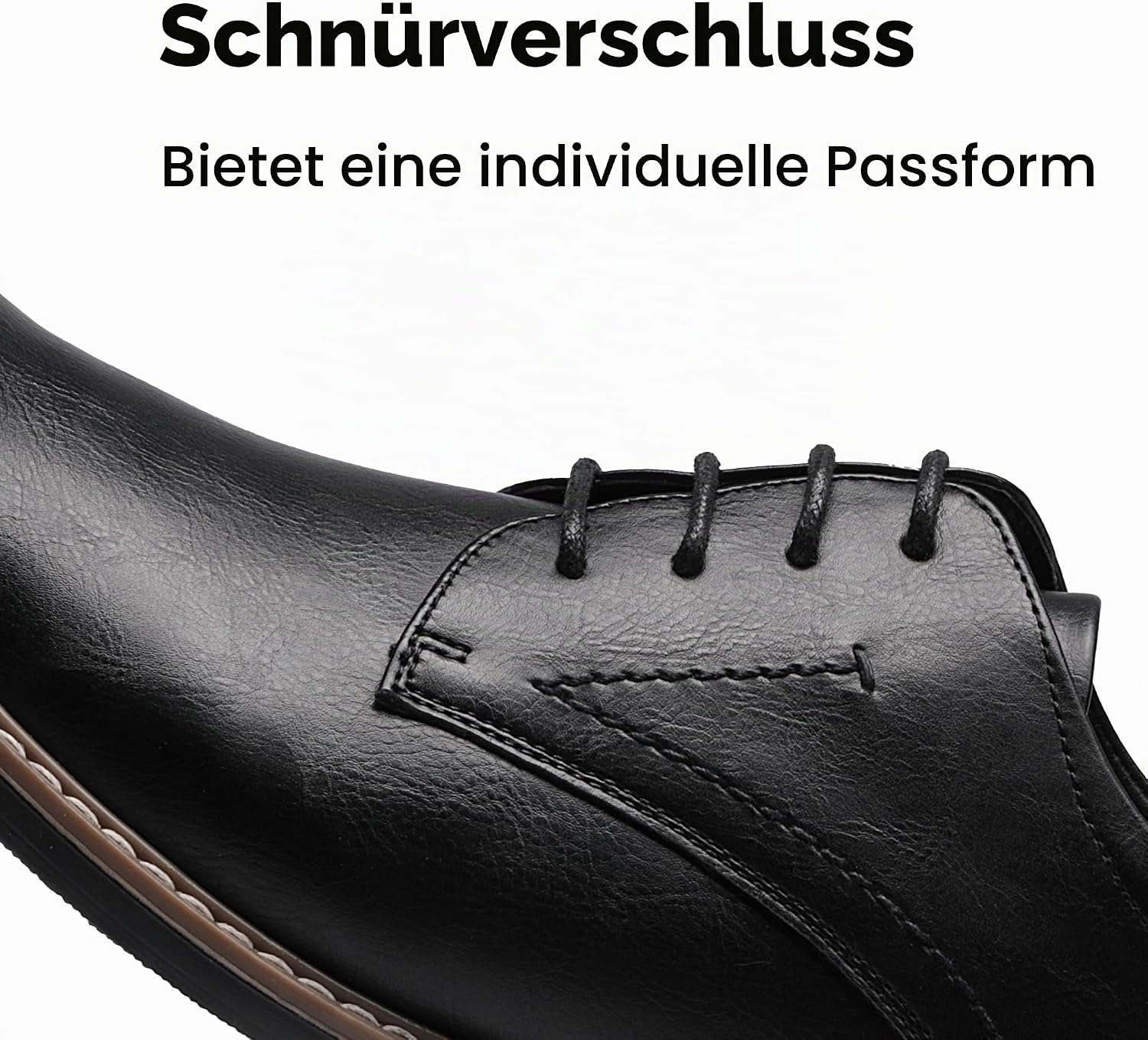 Bruno Marc Men's Dress Shoes, Classic Business Lace-Up Shoes, Derby Oxfords – Bild 3