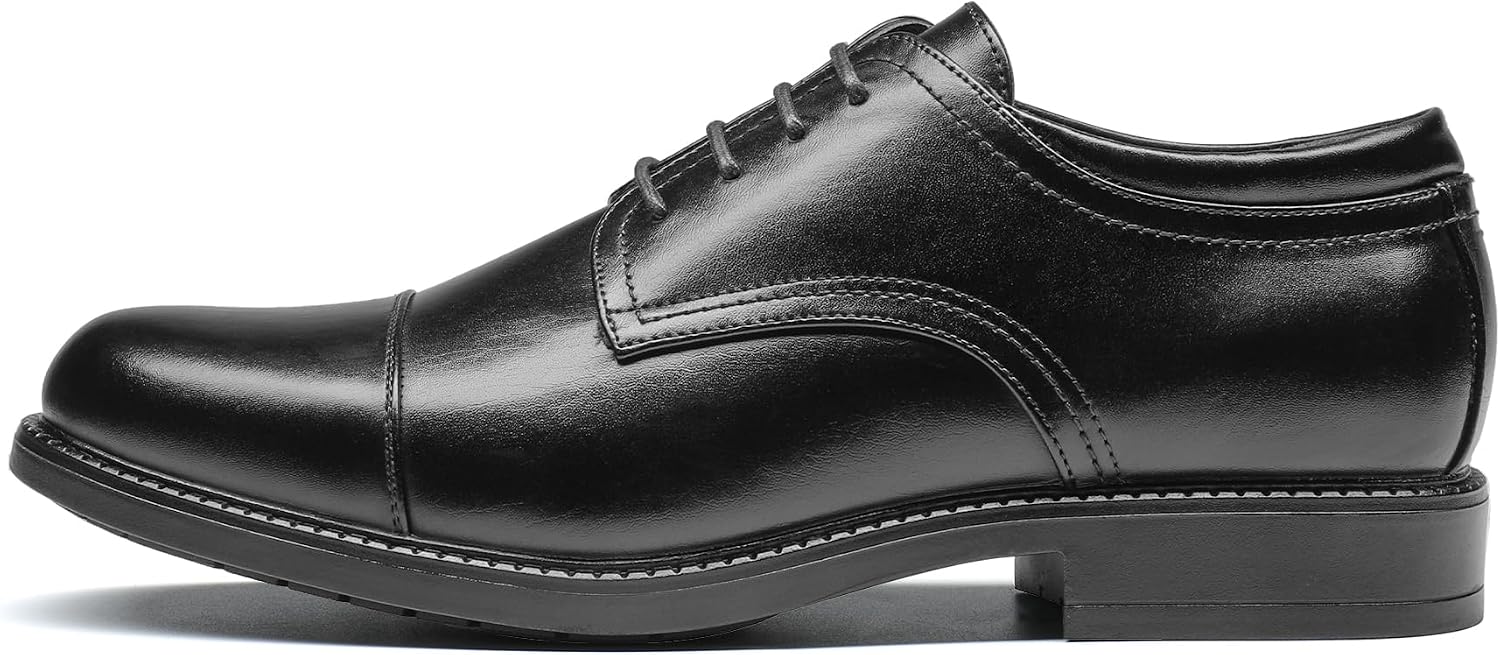 Bruno Marc Men's Dress Shoes Lace-Up Half Derby – Bild 3