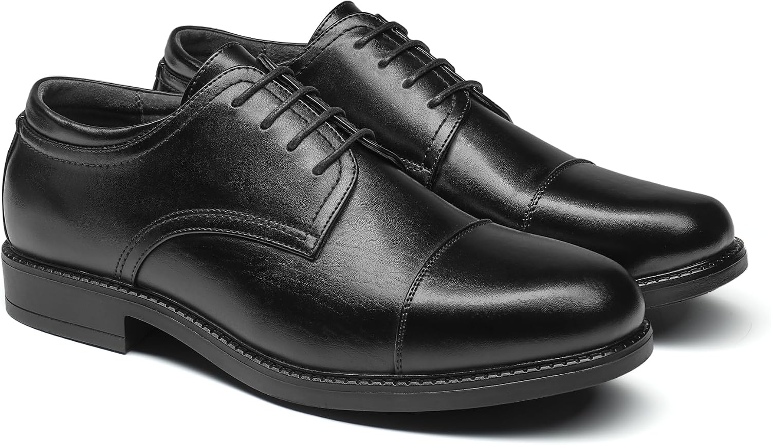 Bruno Marc Men's Dress Shoes Lace-Up Half Derby – Bild 4