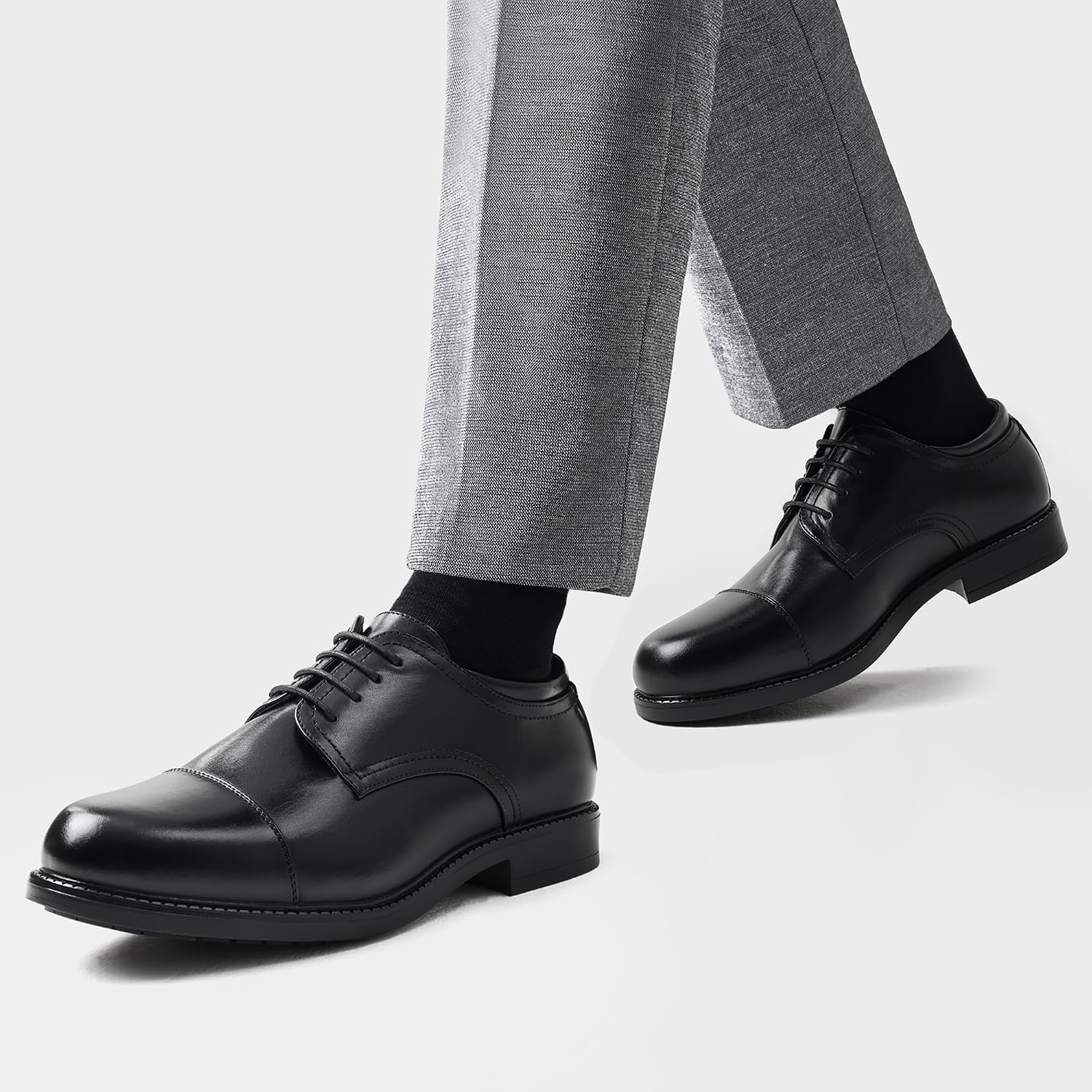 Bruno Marc Men's Dress Shoes Lace-Up Half Derby – Bild 7