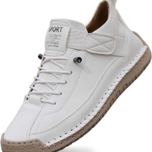 Generisch Montela Sneakers Damen – Orthopädische Schuhe Komfortable Schmerzfreie Lederschuhe Atmungsaktive Wasserdicht Leder Laufschuhe 35-48