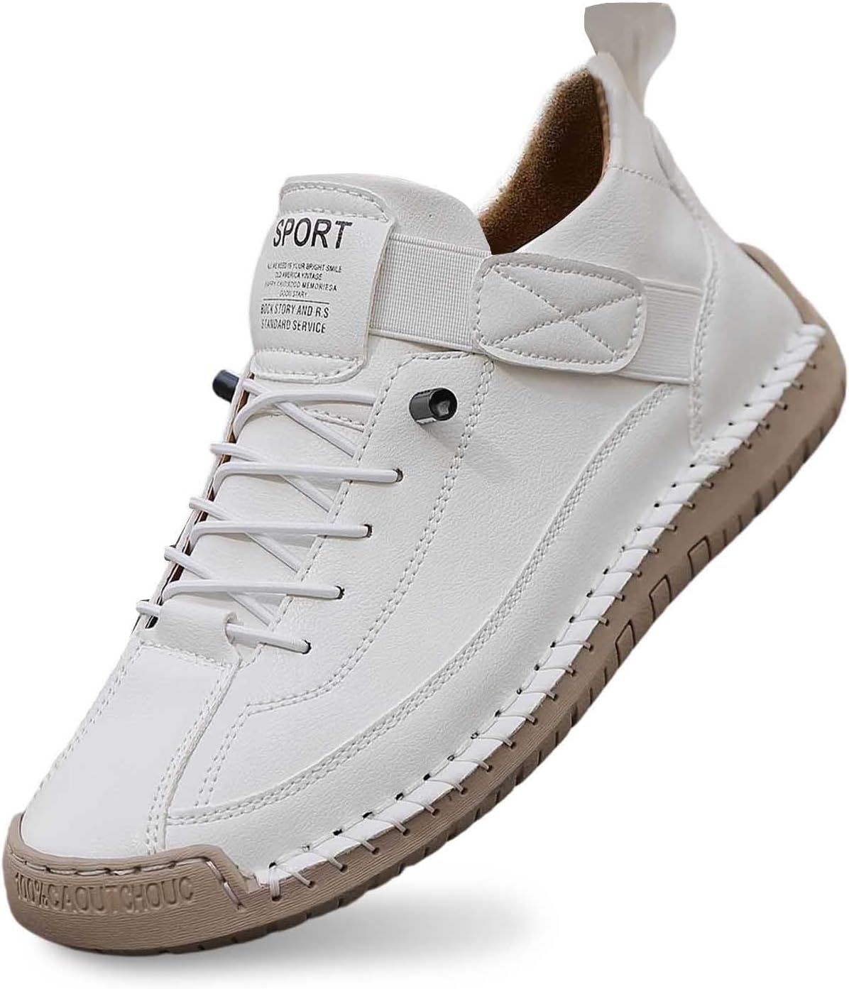 Generisch Montela Sneakers Damen - Orthopädische Schuhe Komfortable Schmerzfreie Lederschuhe Atmungsaktive Wasserdicht Leder Laufschuhe 35-48