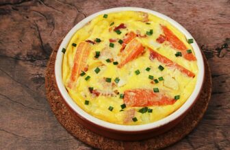 Porree-Möhren-Auflauf mit Schinken – Rezept