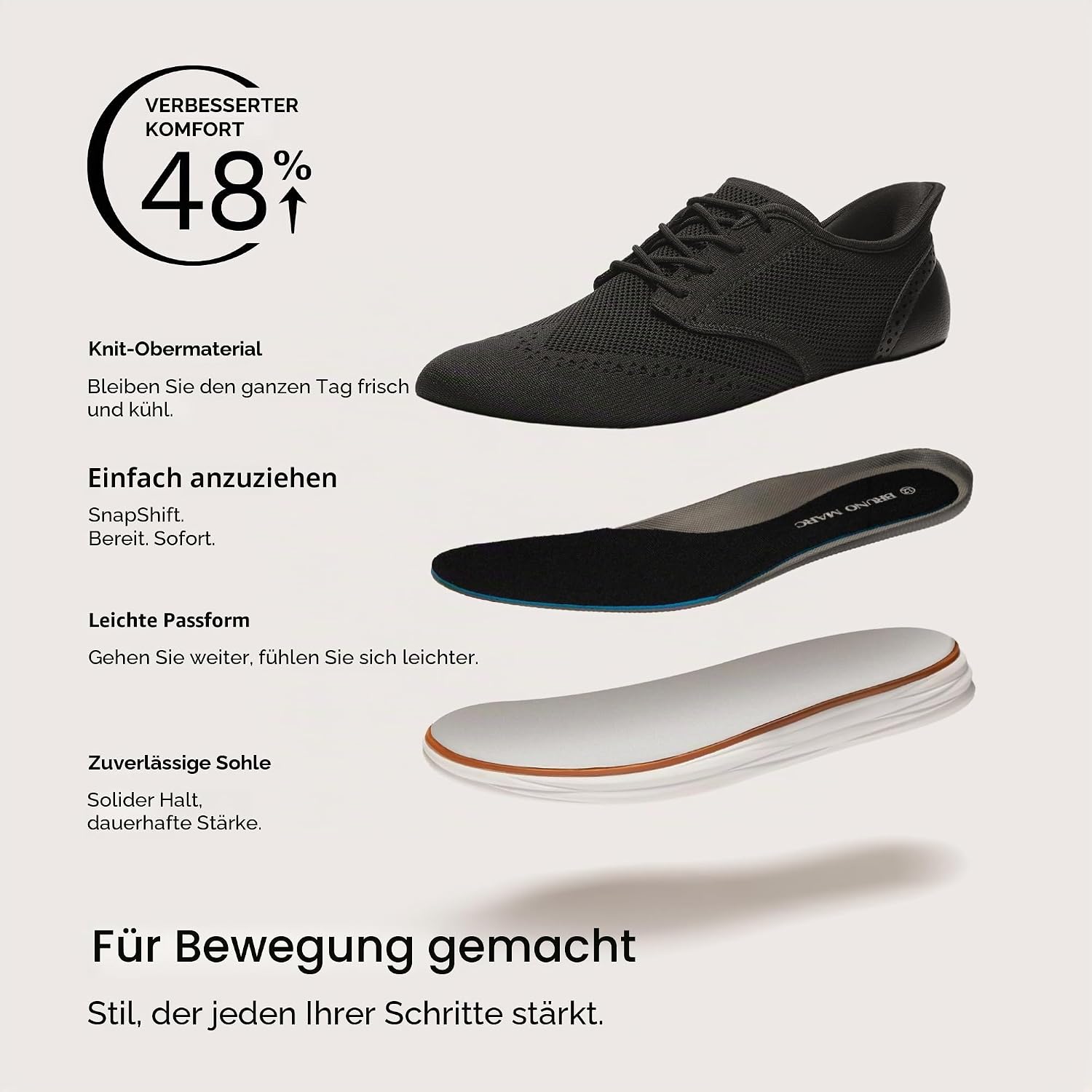 Bruno Marc Men's Lace-Up Shoes – Bild 8