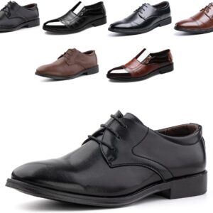 Derby Shoes Men's Oxford Suit Shoes Leather Shoes Business Shoes Formal Brogues Lace-Up Shoes Classic Lace-Up Shoes Black Brown 37-48