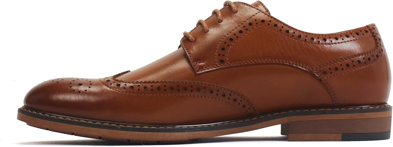 KUDORO Men's Suit Shoes, Classic Business Lace-Up Shoes – Bild 2