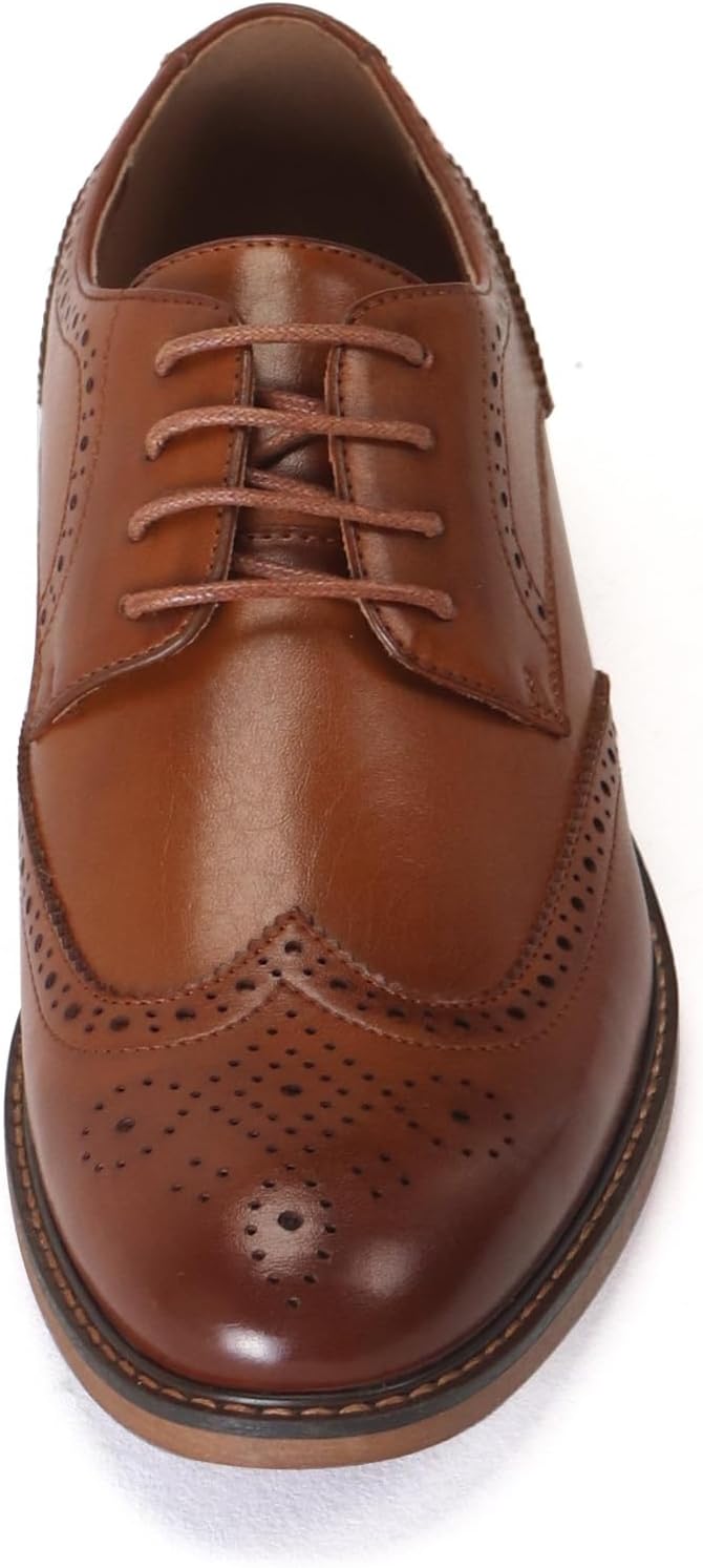 KUDORO Men's Suit Shoes, Classic Business Lace-Up Shoes – Bild 3